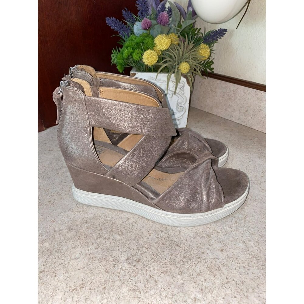 Sofft Womens Sanielle Size 8 Metallic Taupe - Picture 2 of 7